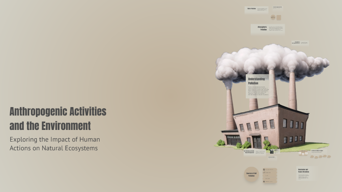 Anthropogenic Activities and the Environment by Momar Wahid on Prezi