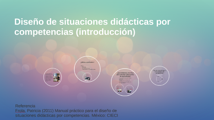 Diseño de situaciones didácticas por competencias (introducc by César ...