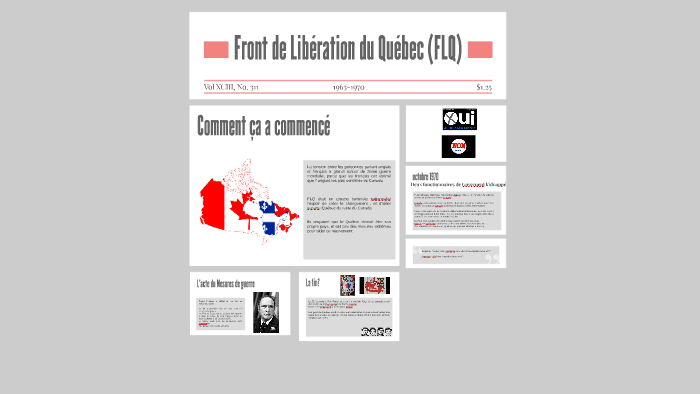 Front de Libération de Québec (FLQ) by Chelsea Smith