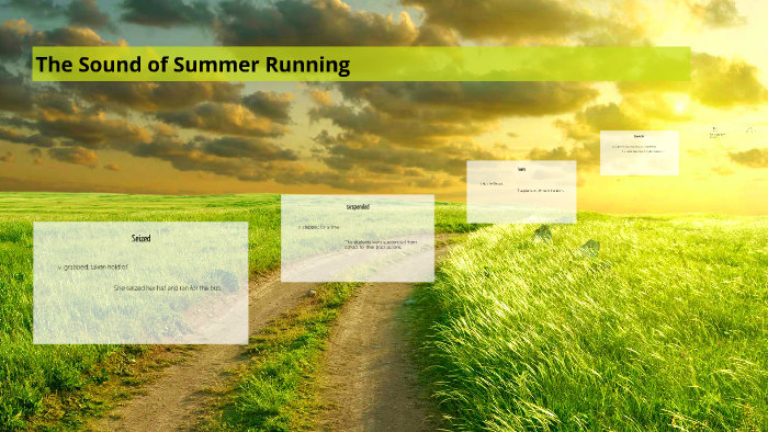 the sound of summer running essay answer key