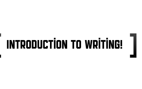 An Introduction to Writing by Liz Peters on Prezi