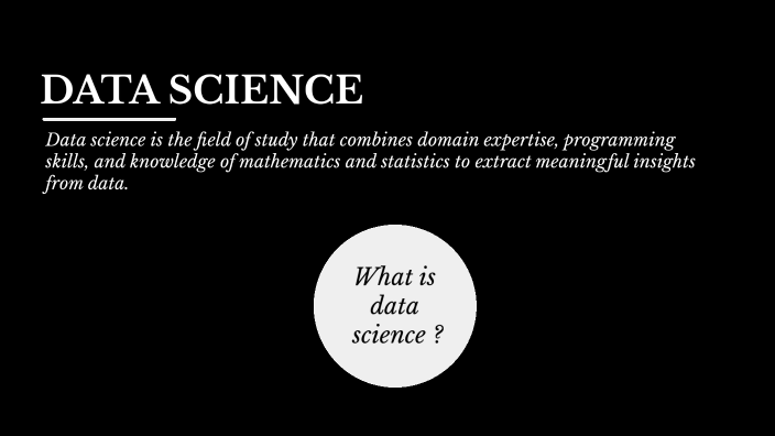 Data Science by Pragya Mehta on Prezi