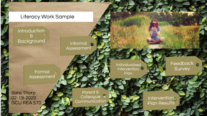 Literacy Work Sample Sara Thorp by Sara Thorp on Prezi