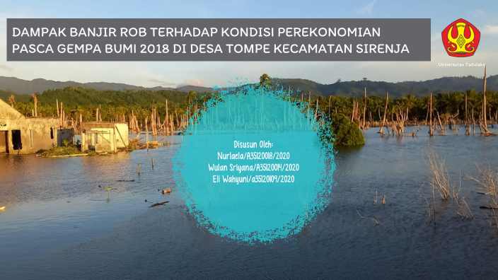 DAMPAK BANJIR ROB TERHADAP KONDISI PEREKONOMIAN PASCA GEMPA BUMI 2018 ...