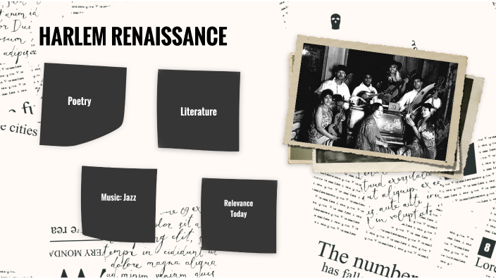 HARLEM RENAISSANCE by Meher Dhiman on Prezi