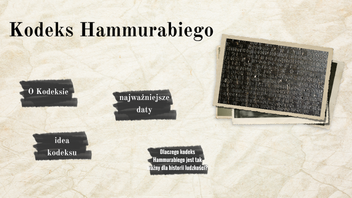 Kodeks Hammurabiego Sprawdzian Kl V