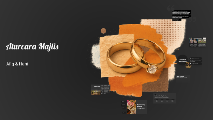 Planning the Perfect Wedding by Nurfarah Aqilah on Prezi