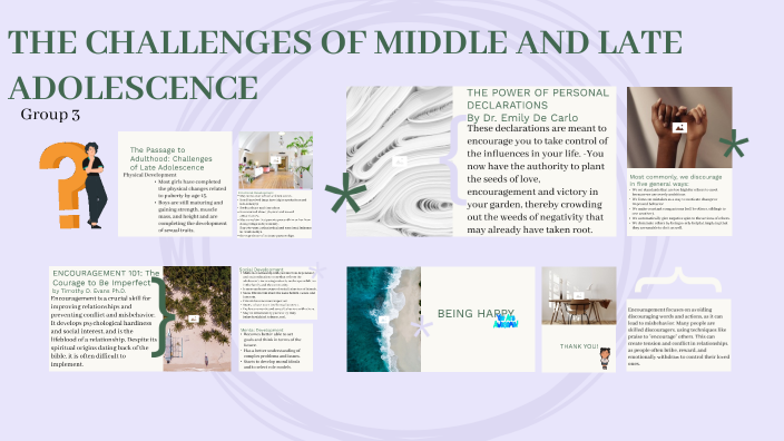 The Challenges Of Middle And Late Adolescence By Shellaine Colis On Prezi