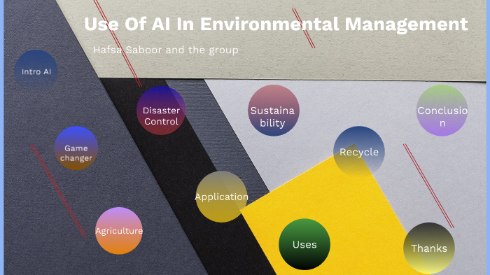 Use Of Artificial Intelligence In Environmental Management by hafsa ...