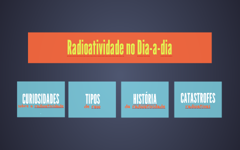 Radioatividade no Dia-a-dia by Rosimar Felisbino on Prezi