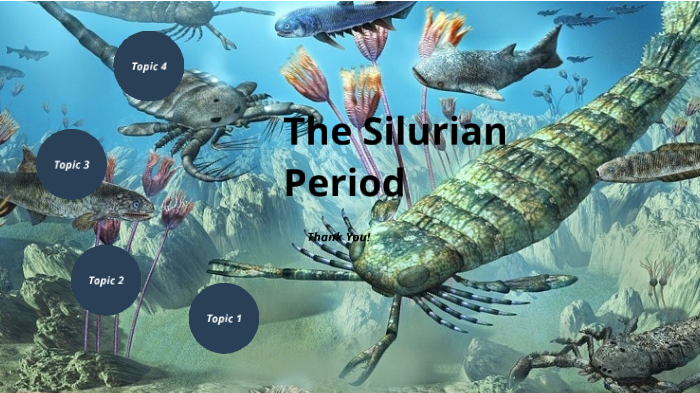 silurian period land animals