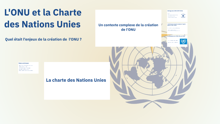 L'ONU et la Charte des Nations Unies by Alice Prieur on Prezi