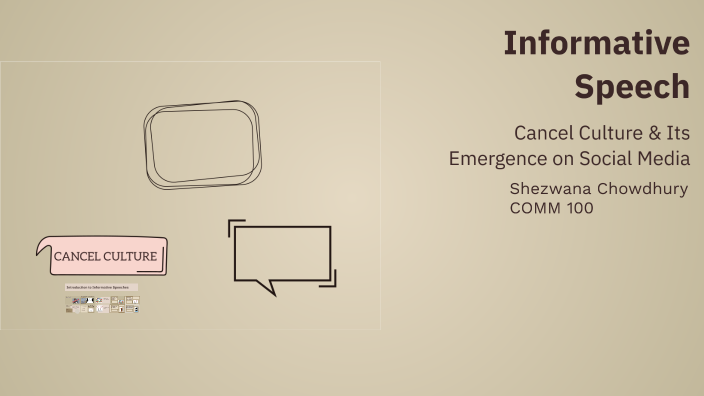 Informative Speech Outline by Shezwana Chowdhury on Prezi