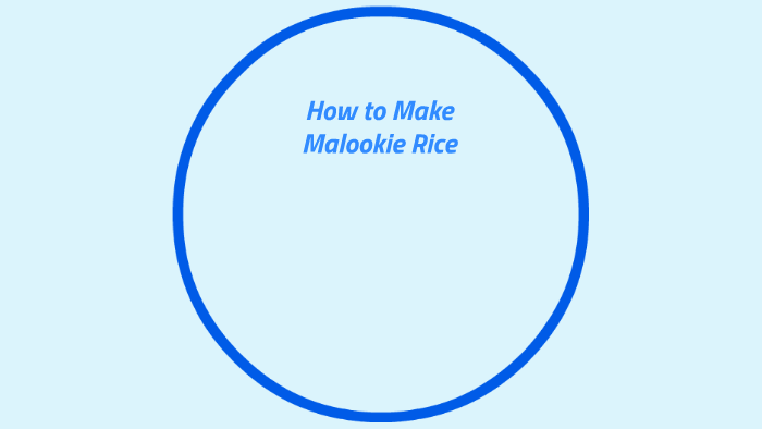 Malekized Rice How to Make Malookie Rice by ibrahim albaharani on Prezi