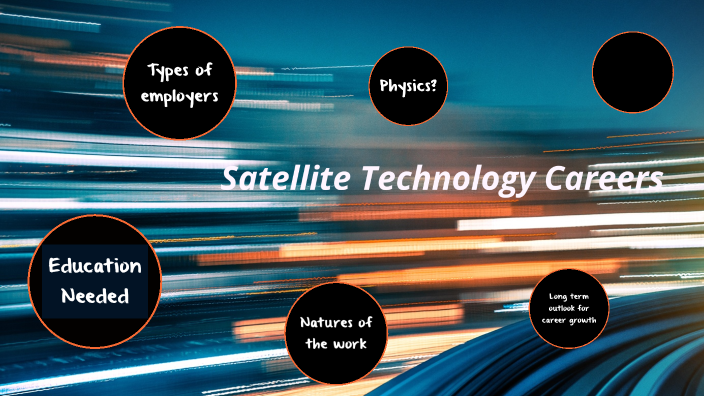 multimedia presentation about satellite technology careers