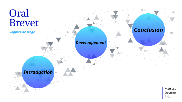 oral brevet presentation stage
