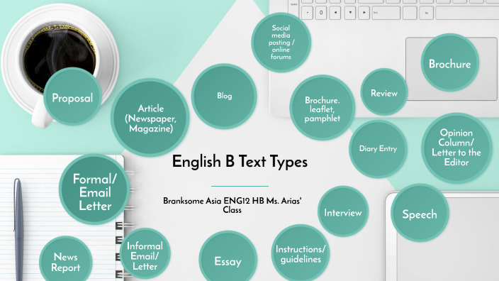 English B Text Types By Carmen Arias On Prezi