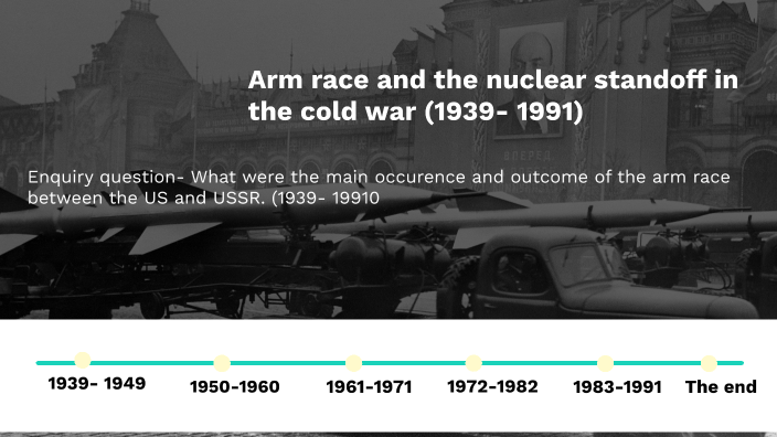 Arm race and the nuclear standoff in the Cold War by Vidhee Parashar on ...
