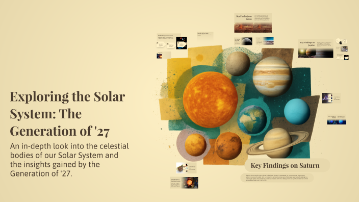 Exploring the Solar System: The Generation of '27 by Utkir Abdusaidov ...