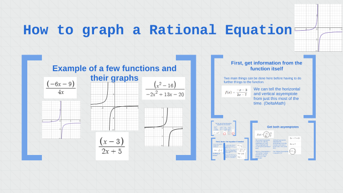 How to graph a Rational equation on a graph by Aiden Kenny on Prezi