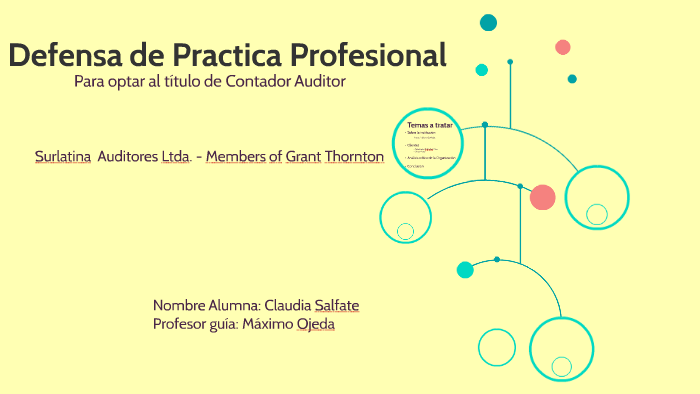 Defensa de Practica Profesional by Claudia Salfate Romero on Prezi