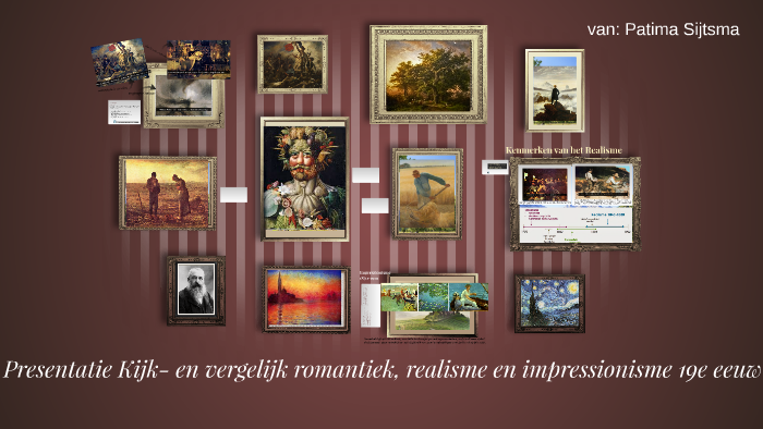 Mew Mew melodie deur presentatie Kijk- en vergelijk romantiek, realisme en impressionisme 19e  eeuw by