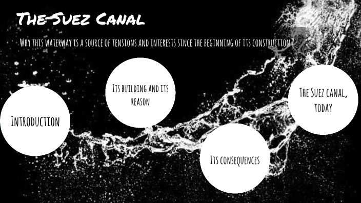 Uez Presentation The Suez Canal - presentation by emma petinon on Prezi