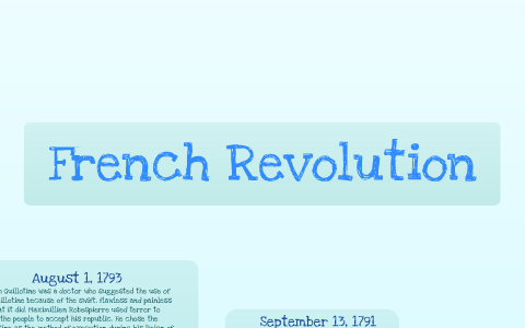 French Revolution Timeline by holly tran on Prezi