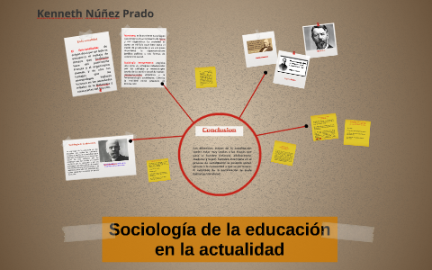 Sociología de la educación en la actualidad by Kenneth Núñez P on Prezi