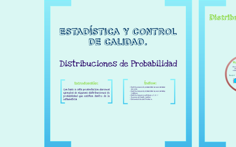 ESTADÍSTICA Y CONTROL DE CALIDAD. by Maria Mendoza on Prezi