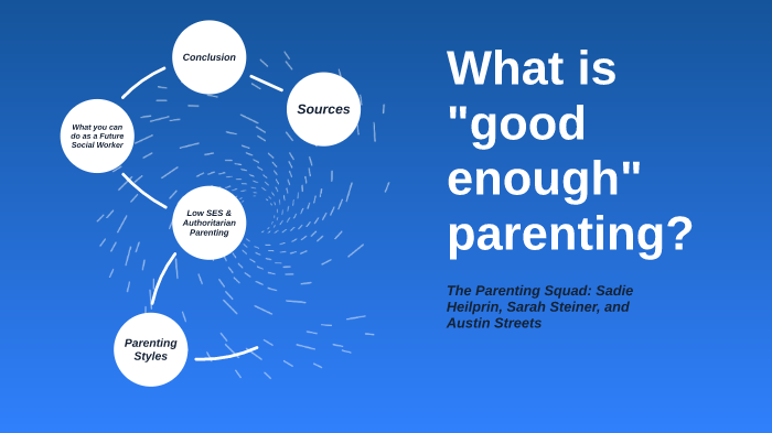 "Good Enough" Parenting By Sarah Steiner On Prezi