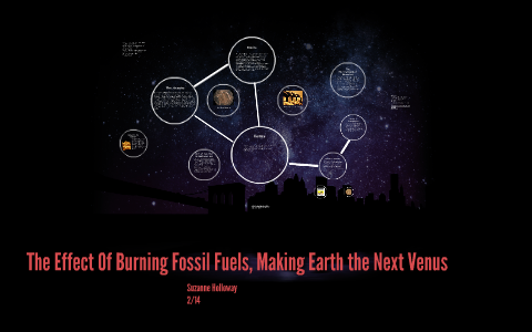The Effect Of Burning Fossil Fuels, Making Earth the Next Ve by Suzanne ...
