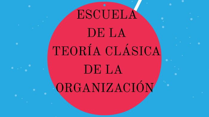 Escuela De La TeorÍa ClÁsica De La OrganizaciÓn By Katherine Rodriguez