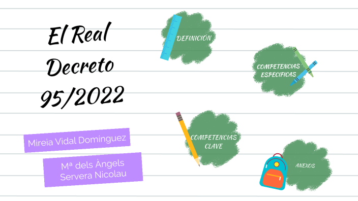 Las Competencias Clave Y Especificas Del Real Decreto 95/2022 By Mireia ...