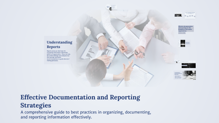 Effective Documentation and Reporting Strategies by Kenzy yehia elsawi ...
