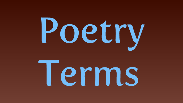 Poetry Vocabulary and Literary Devices by Rachel Heick