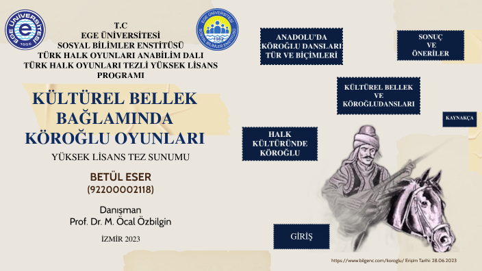 YÜKSEK LİSANS TEZ SUNUMU by betül eser on Prezi