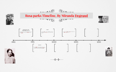 rosa parks timeline events