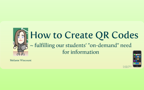 Creating QR Codes - Fulfill your students' "on-demand" nature! by ...