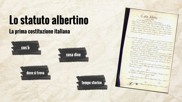 Che Cos E Lo Statuto Albertino Lo statuto albertino by denis frashni on Prezi