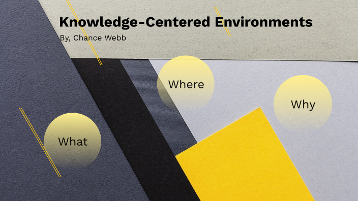 Knowledge-Centered Environments by Chance Webb on Prezi