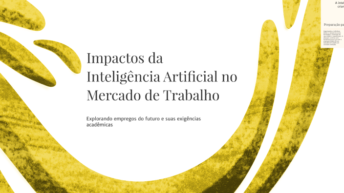 Impactos da Inteligência Artificial no Mercado de Trabalho by lucas ...