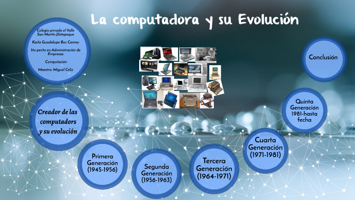 Las computadoras y su evolución by Karla Boc on Prezi