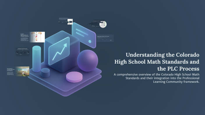 Colorado Math Standards Understanding the Colorado High School Math Standards and the PLC ...