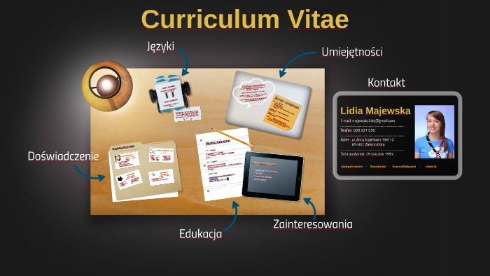 Lidia Majewska - curriculum vitae by Lidia Majewska