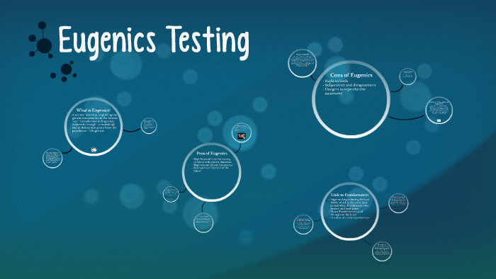 Eugenics Testing By Lauren Hahn