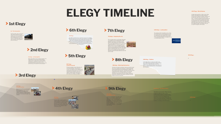 Elegy timeline by briana meade on Prezi