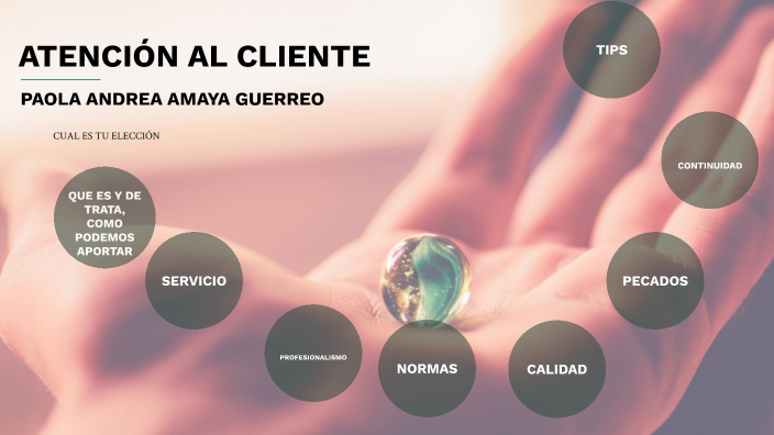 ANTENCIÓN AL CLIENTE by Paola Andrea Amaya on Prezi