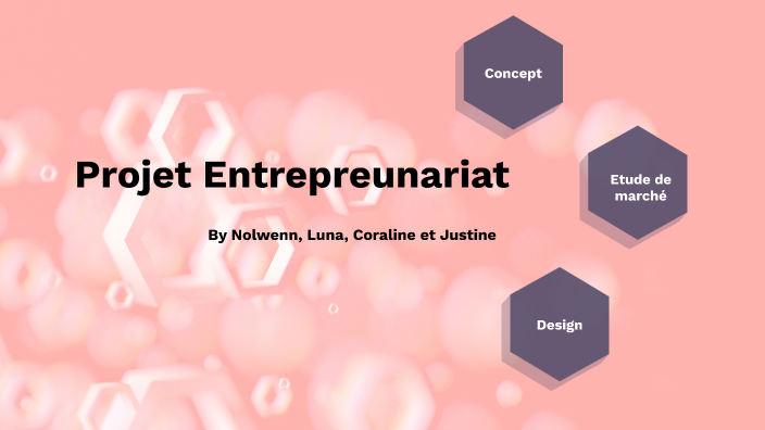 Projet Entrepreunariat by Justine Hoste on Prezi