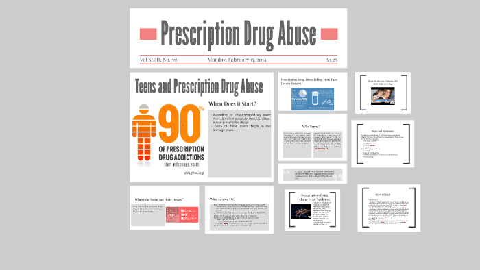 Prescription Drug Abuse On The Rise By On Prezi